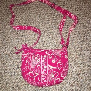 {Vera Bradley} hot pink satchel